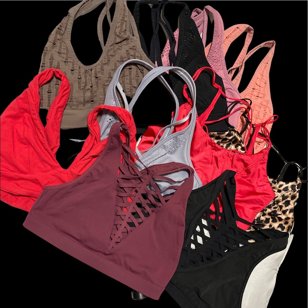 VS and pink sports bra bundle
